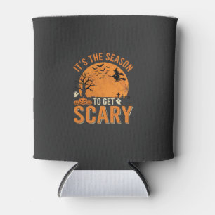 Enfriador De Latas Vector Castillo Embrujado de Halloween Espeluznant