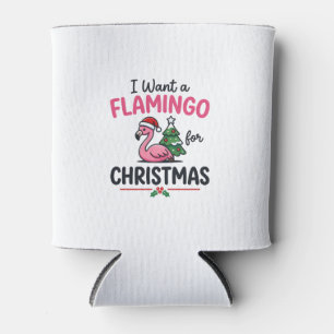 Enfriador De Latas Vector de cita de Navidad de flamenco
