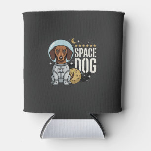Enfriador De Latas Vector perro espacial astronauta Dachshund