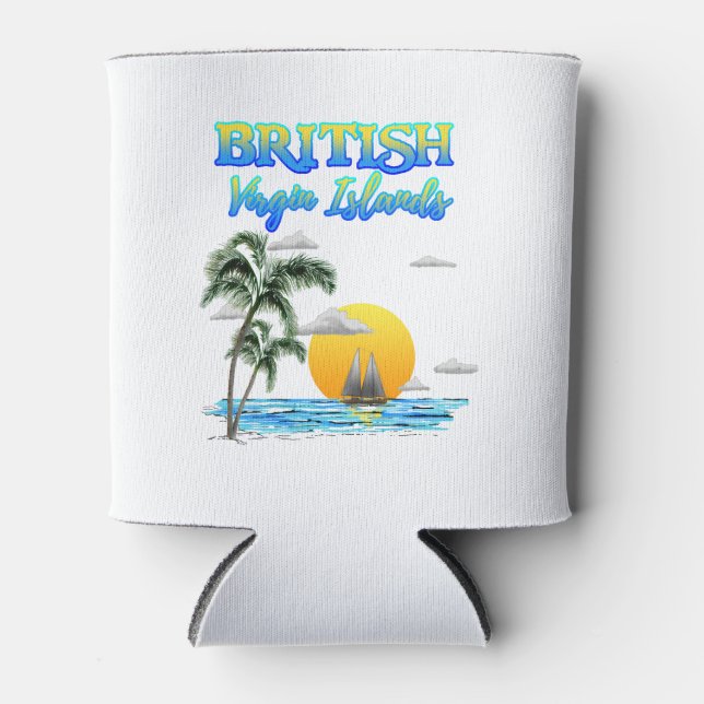 Enfriador De Latas Vela de las Islas Vírgenes Británicas (Anverso)
