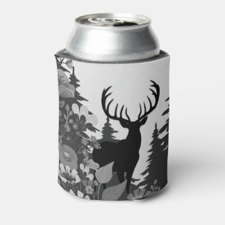 Enfriador De Latas Venado con gran rack fuera del bosque