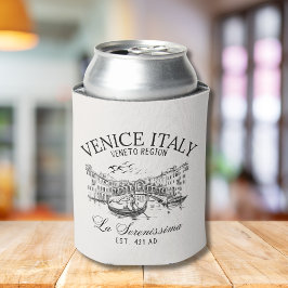 Enfriador De Latas Venice Italy Vintage Old Landscape