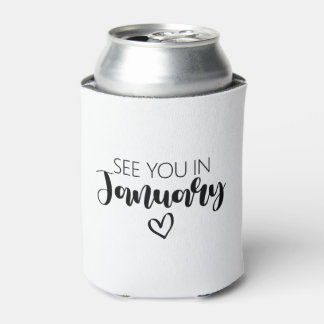 Enfriador De Latas Ver En Enero Invitación De Embarazo