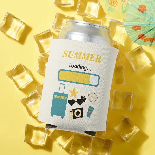 Enfriador De Latas Verano Cargando Amarillo (Verano in situ)