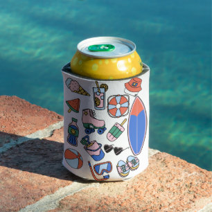 Enfriador De Latas verano divertido vacaciones playa amantes