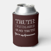 Verdad - Funny Groomsman Propuesta Maroon