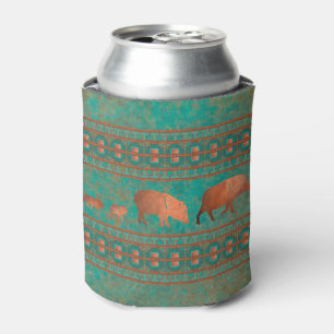 Enfriador De Latas Verde azulado de cobre familiar Javelina