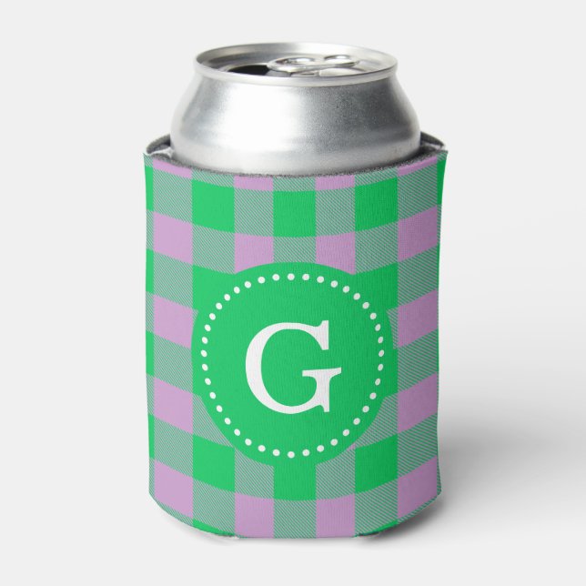 Enfriador De Latas Verde Esmeralda (Lata Anverso)