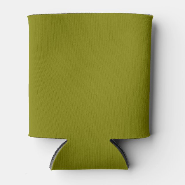 Enfriador De Latas Verde oliva clásico (Anverso)