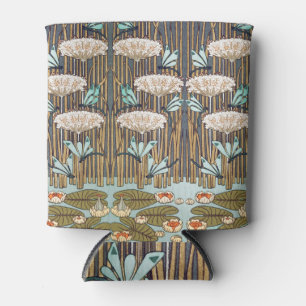 Enfriador De Latas Verneuil Dragonfly Water Lily Art Nouveau: Vintage