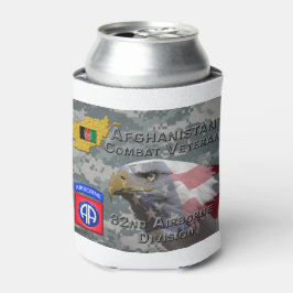 Enfriador De Latas "Veterano de Combate de Afganistán" - 82.º Divis A