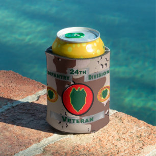 Enfriador De Latas Veterano de la 24ª División de Infantería Tormenta