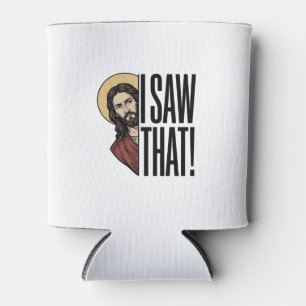 Enfriador De Latas Vi ese divertido diseño gráfico religioso_1