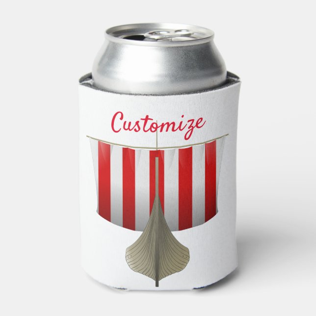 Enfriador De Latas Viaje de barco de vela Thunder_Cove (Lata Anverso)