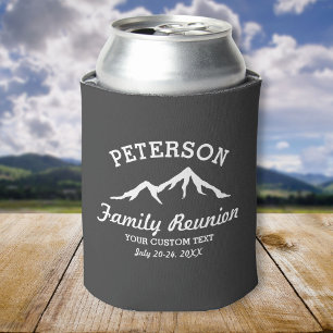 Enfriador De Latas Viaje retro de la reunión de familia en las