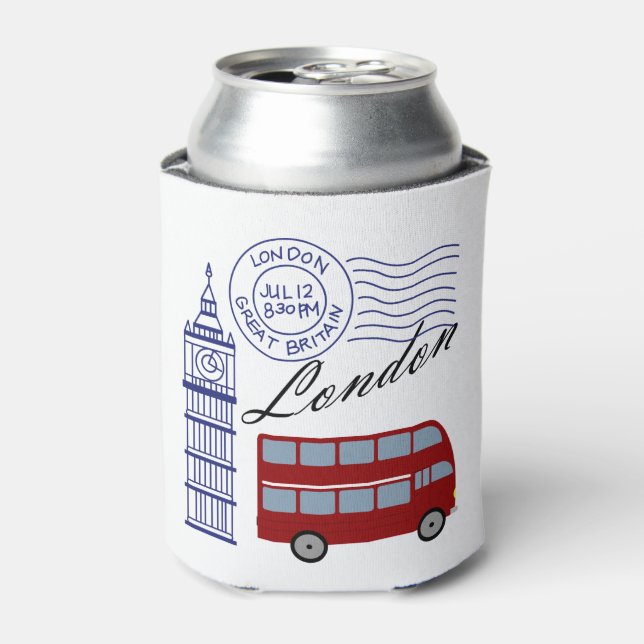 Enfriador De Latas Viajes de Londres (Lata Anverso)