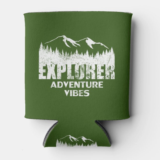 Enfriador De Latas Vibes de aventura Explorer (Anverso)