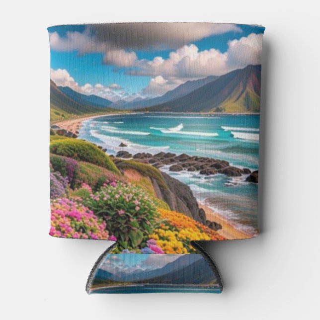 Enfriador De Latas Vibes tropicales (Anverso)