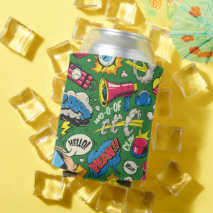 Enfriador De Latas Vibrante explosión de historietas retro