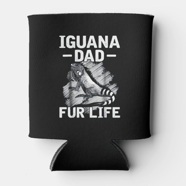 Enfriador De Latas Vida de los papas de Iguana (Anverso)