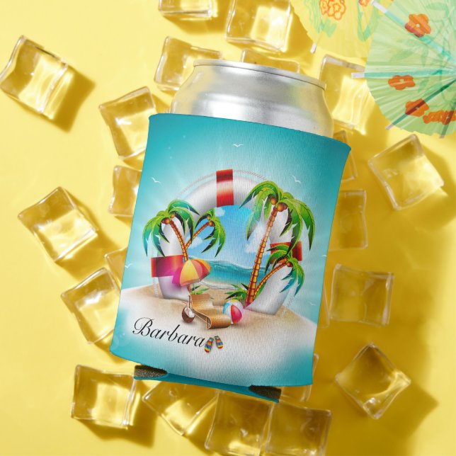 Enfriador De Latas Vida de playa  (Verano in situ)