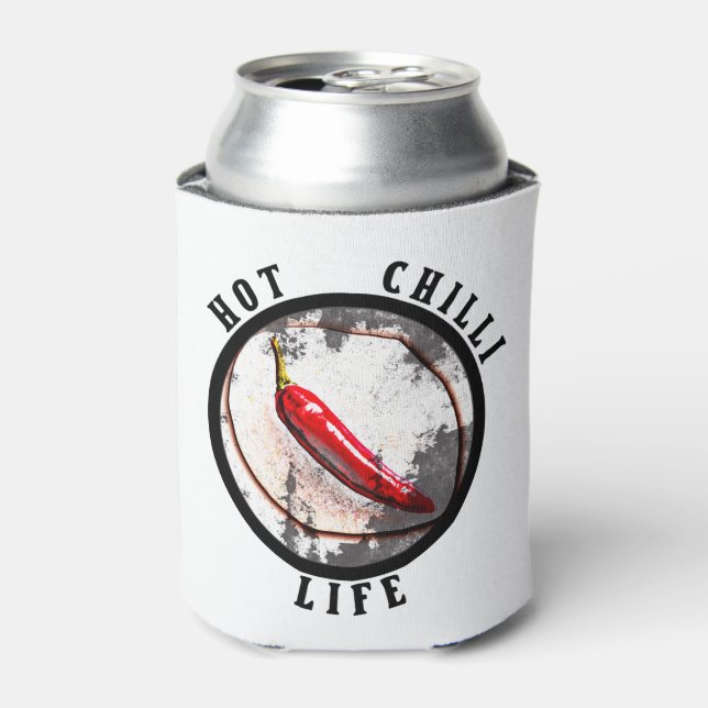 Enfriador De Latas Vida del chile caliente (Lata Anverso)