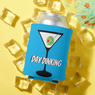 Enfriador De Latas Vidrio Martini de Día con Oliva de Baloncesto