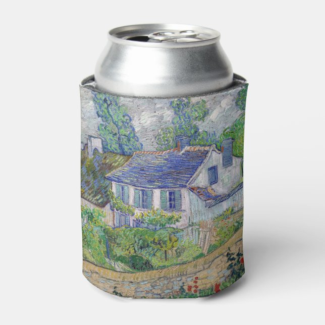 Enfriador De Latas Vincent van Gogh - Casas en Auvers (Lata Anverso)