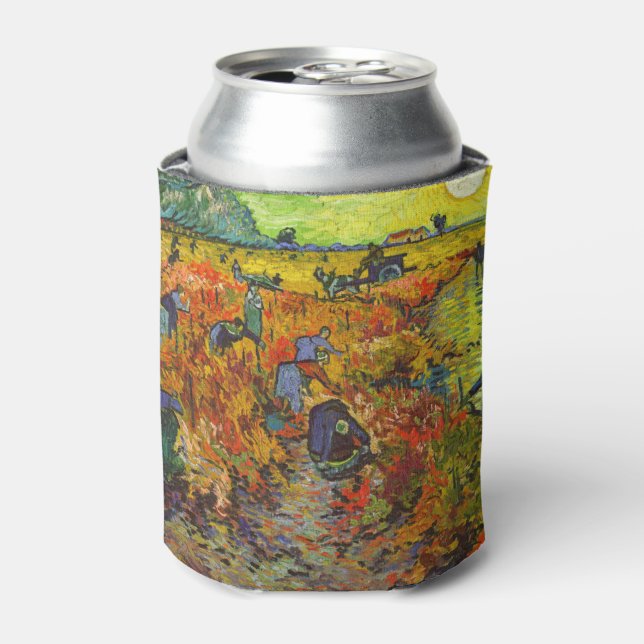 Enfriador De Latas Vincent van Gogh - El Viñedo Rojo (Lata Anverso)