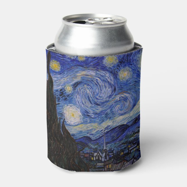 Enfriador De Latas Vincent Van Gogh - La noche estrellada (Lata Anverso)