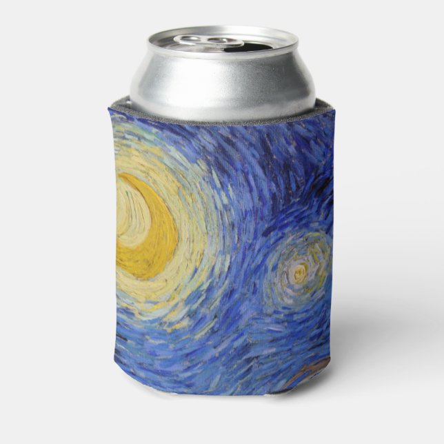 Enfriador De Latas Vincent Van Gogh - La noche estrellada (Reverso de la lata)