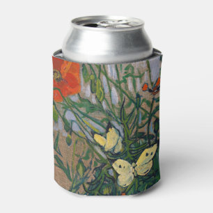 Enfriador De Latas Vincent van Gogh - Mariposas y Amapolas