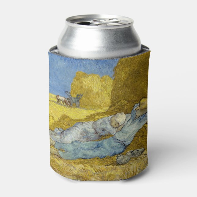 Enfriador De Latas Vincent Van Gogh - Noon, Descanse del trabajo / Si (Lata Anverso)