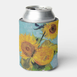 Enfriador De Latas Vincent Van Gogh - Tres girasoles en una caja