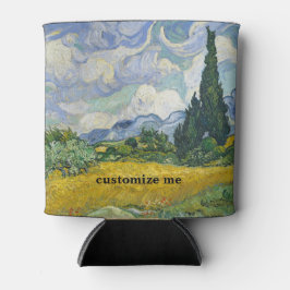 Enfriador De Latas Vincent Van Gogh Wheat Field con el Personalizado 