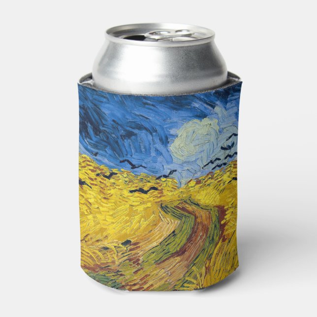 Enfriador De Latas Vincent van Gogh - Wheatfield con cuervos (Lata Anverso)