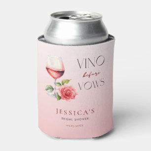 Enfriador De Latas Vino Antes De Var El Tema Del Vino Rosa Ducha Brid