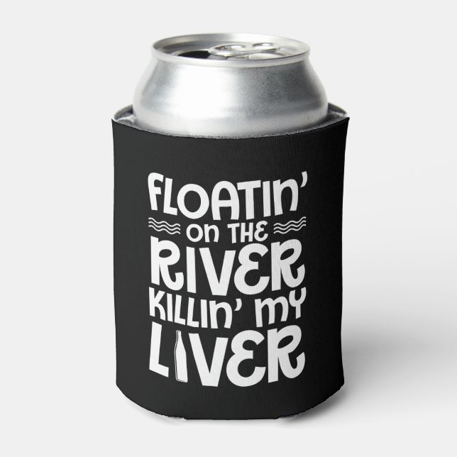 Enfriador De Latas Vino flotante en bote (Lata Anverso)