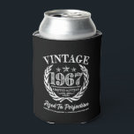 Enfriador De Latas Vintage 1967 - 50º refrigerador de bebidas de cump<br><div class="desc">Vintage 1967 - 50º refrigerador de bebidas de cumpleaños</div>