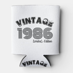 Enfriador De Latas Vintage 1986 Cumpleaños personalizado 40