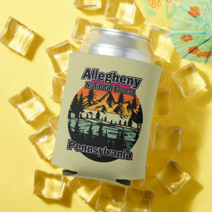 Enfriador De Latas Vintage Allegheny National Forest Pennsylvania