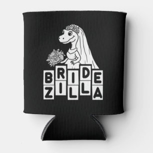 Enfriador De Latas Vintage Bridezilla Boda Bachelorette