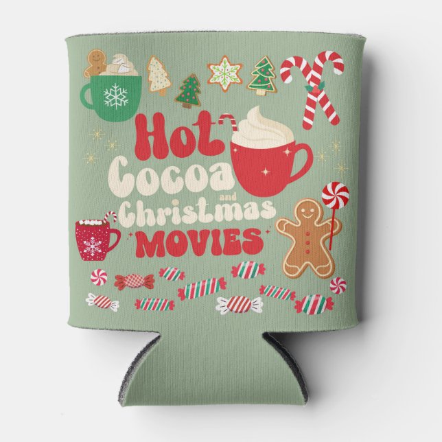 Enfriador De Latas Vintage Christmas (Anverso)