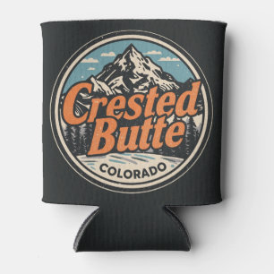 Enfriador De Latas vintage crested butte colorado montaña al aire lib