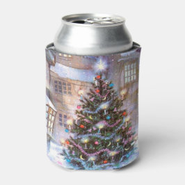 Enfriador De Latas Vintage de árbol de Navidad
