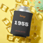 Enfriador De Latas Vintage edición limitada de 1955 70th Birthday Gif<br><div class="desc">Vintage edición limitada de 1955 70th Birthday Gift</div>