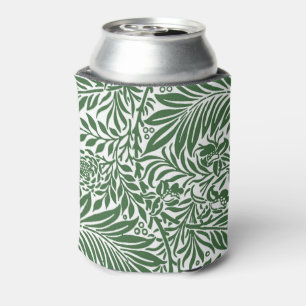 Enfriador De Latas Vintage Floral William Morris Willow Bough Green