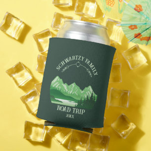 Enfriador De Latas Vintage Green Mountain Sunset