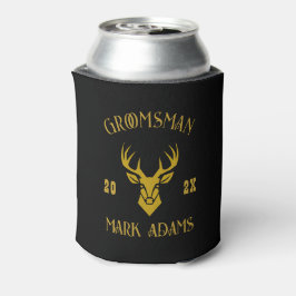 Enfriador De Latas Vintage Groomsmen Mejor Regalo Hombre Cabeza de ci