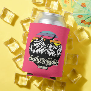 Enfriador De Latas Vintage Jackson Hole Wyoming